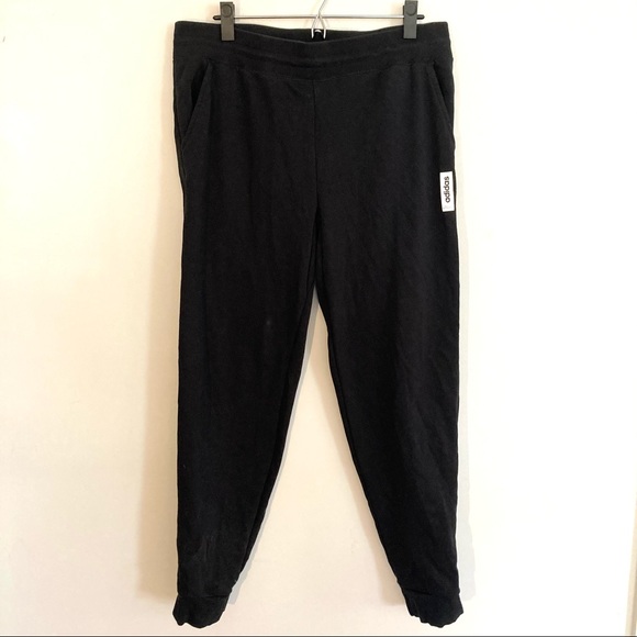 Adidas Brilliant Basics Black Track Pants Joggers Large - Picture 4 of 13